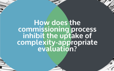 How Does the Commissioning Process Inhibit the Uptake of Complexity-Appropriate Evaluation?